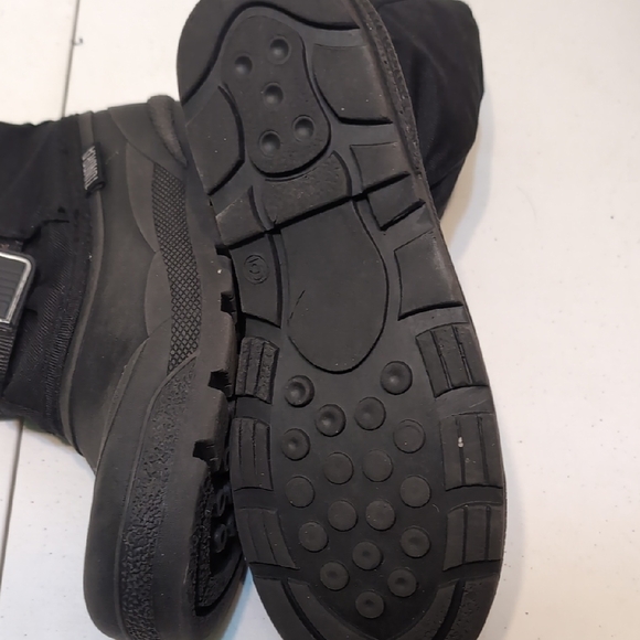 Women's Tundra Black Winter Snow Boots Size 6  Removable Liners - Picture 6 of 10
